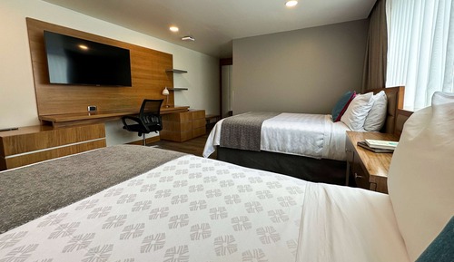 Room, 2 Double Beds, Non Smoking (Garden Floor)