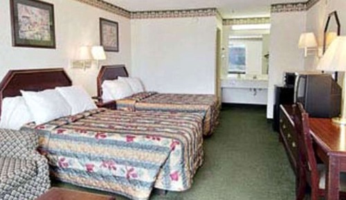 Room, 2 Double Beds, Smoking, Refrigerator & Microwave