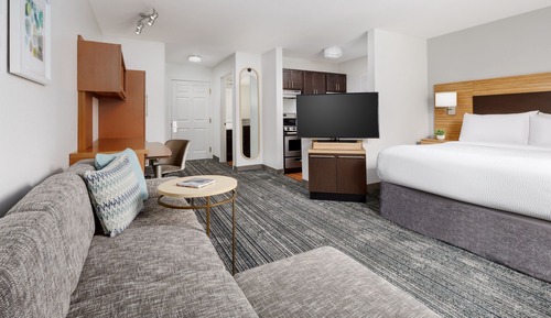 Studio, 1 Queen Bed with Sofa bed