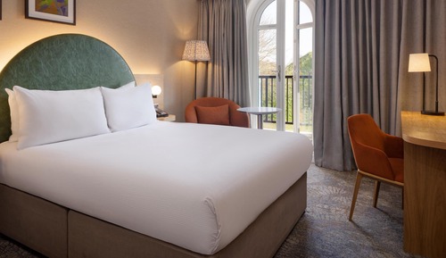 Double Guest Room with Balcony and Tower View