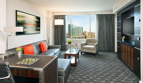 Executive Suite, 2 Double Beds, Executive Lounge Access, Park View