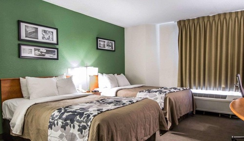 Double Room, 2 Double Beds, Non Smoking