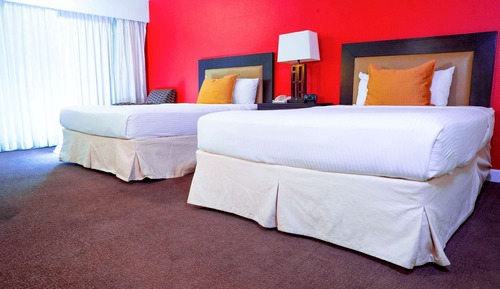 Standard Room, 2 Queen Beds, Non Smoking, Refrigerator & Microwave