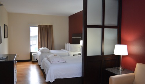 Premium Room, 2 Double Beds (Upgraded Bedding & Snack, Smoke Free)