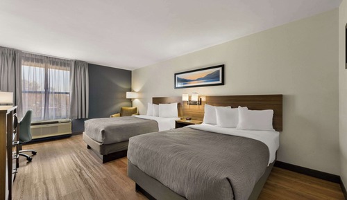 Standard Double Room, 2 Double Beds, Non Smoking (Exterior)
