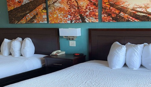 Double Room, 2 Double Beds, Smoking