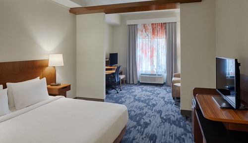 Studio, 1 King Bed (Mobility/Hearing Access, Roll-in Shwr)