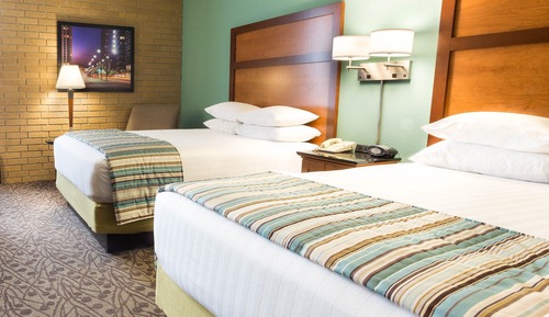 Deluxe Room, 2 Queen Beds, Refrigerator & Microwave (Upper Floor)