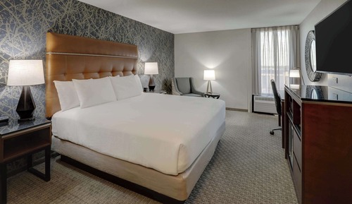 Deluxe Room, 1 King Bed, Accessible, Refrigerator & Microwave (Roll in Shower)