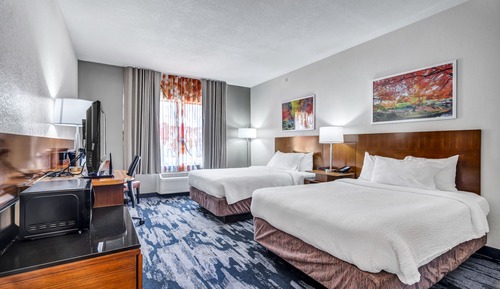 Room, 2 Double Beds, Non Smoking (Hearing Accessible)