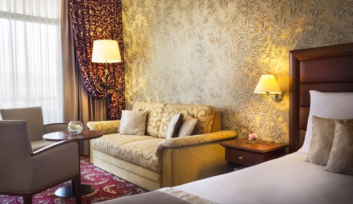 Standard Double Room, 1 King Bed with Sofa bed, Balcony, Park View (Extra Bed)