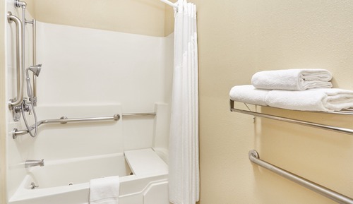 Suite, 1 King Bed, Mobility Accessible (Roll-In Shower)