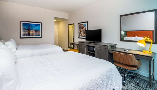 Room, 2 Queen Beds, Non Smoking, Refrigerator & Microwave