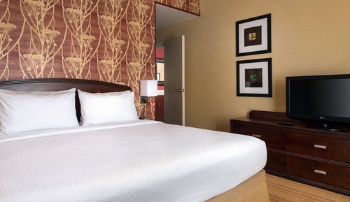 Suite, 1 King Bed with Sofa bed, Accessible (Hearing One Bedroom)
