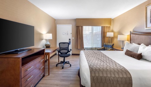 Standard Room, 1 King Bed, Non Smoking, Refrigerator & Microwave