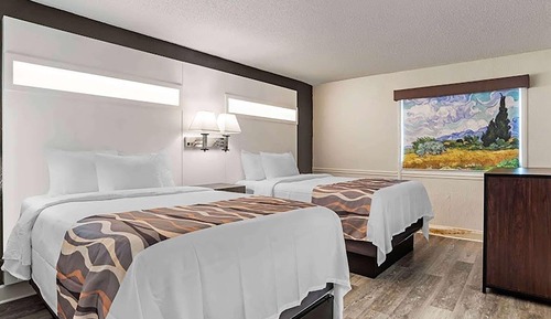 Suite, 2 Double Beds, Accessible, Non Smoking (Mobility, Roll-In Shower)