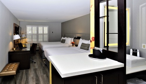 Standard Room, 2 Queen Beds, Mobility Accessible (Roll-In Shower)