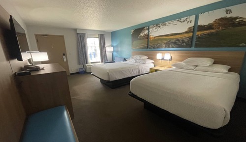Double Room, 2 Double Beds, Smoking