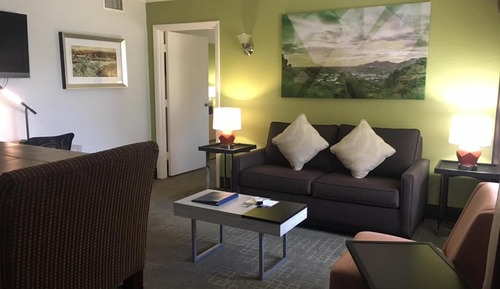 Suite, 1 King Bed, Non Smoking, Refrigerator & Microwave (Oversized Room;with Sofabed)
