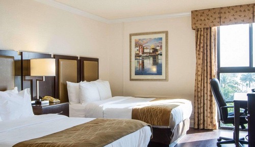 Double Room, 2 Double Beds, Non Smoking, Ocean View