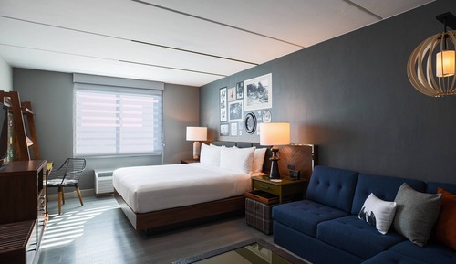 Room, 1 King Bed with Sofa bed (Hearing Accessible)