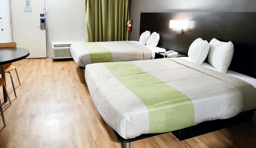 Standard Room, 2 Double Beds, Non Smoking, Refrigerator & Microwave