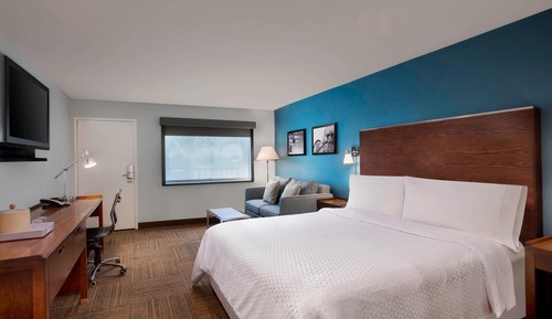 Room, 1 King Bed with Sofa bed (Mobility/Hearing Access, Roll-In Shwr)