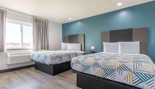 Standard Room, 2 Queen Beds, Non Smoking, Refrigerator & Microwave