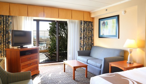 Efficiency, Ground Level, Exterior Entrance, 2 Double Beds & Sofa Bed, Non Smoking