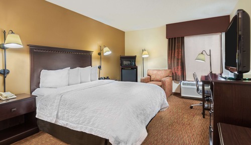 One Queen Bed, Non-Smoking, Accessible Roll In Shower
