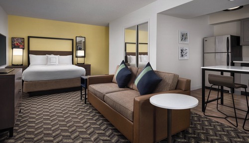 Studio, 1 Queen Bed with Sofa bed