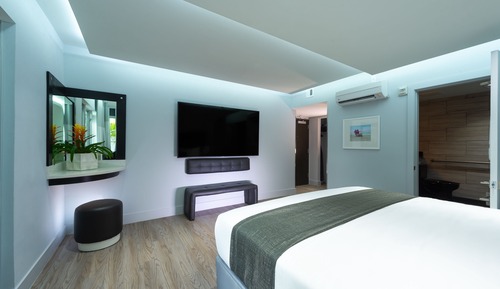 Premier Room, 1 King Bed, Balcony, Garden View