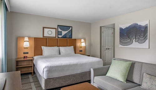 Studio Suite, 1 King Bed, Accessible Bathtub, Kitchen (Mobility)