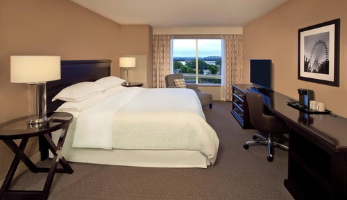 Executive Suite, 1 King Bed with Sofa bed, River View