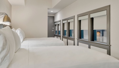 Room, 2 Double Beds (Train Car)