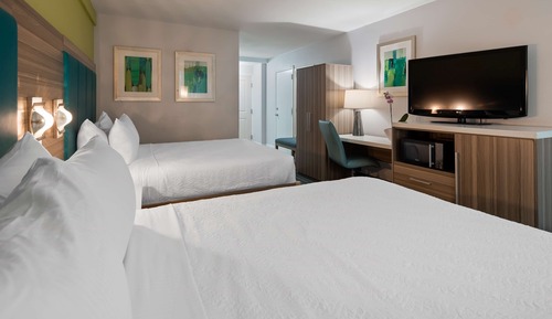 Standard Room, 2 Queen Beds, Non Smoking, Microwave (Shower Only)