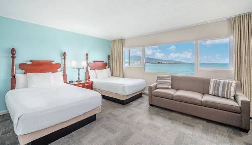 Room, 2 Double Beds, Oceanfront