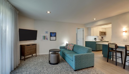 Suite, 1 Queen Bed with Sofa bed (One Bedroom)