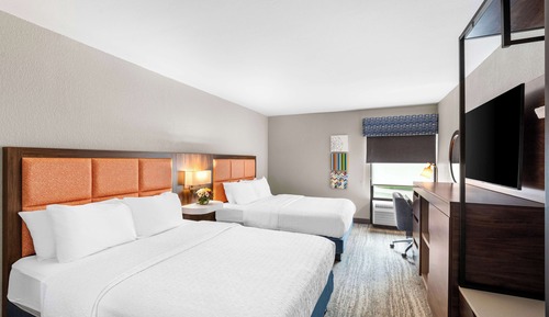 Two double beds non smoking