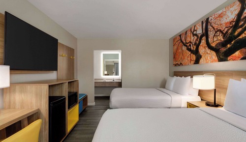 Deluxe Room, 2 Double Beds, Non Smoking