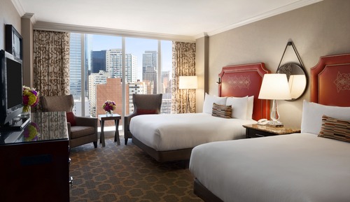 Deluxe Room, 2 Double Beds, City View