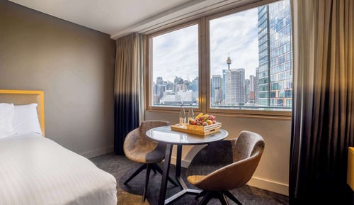 Deluxe Double Room, 2 Double Beds (City Skyline)