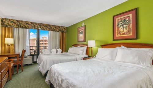 Suite, 2 Queen Beds, Balcony, City View