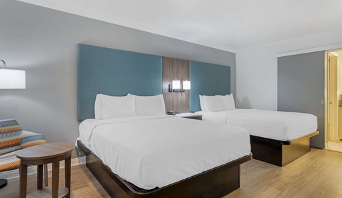Standard Room, 2 Queen Beds, Non Smoking, Refrigerator & Microwave