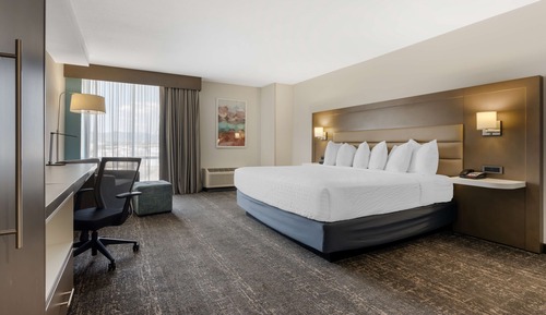 Standard Room, 1 King Bed, Non Smoking, Refrigerator & Microwave