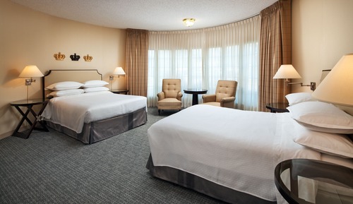 Turret Suite Two Queen Beds with Sofa Sleeper