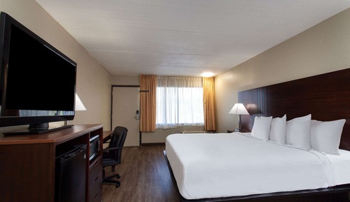 Room, 1 King Bed, Accessible, Smoking (Mobility/Hearing, Roll-in shower)