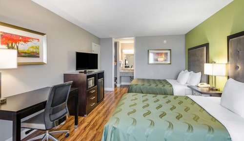 Double Room, 2 Double Beds, Smoking