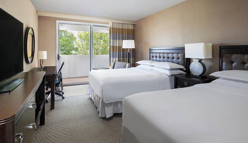 Room, 2 Double Beds, Non Smoking, Balcony