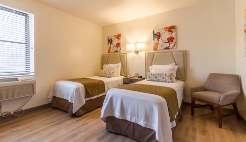 Twin Room, 2 Twin Beds, Refrigerator & Microwave